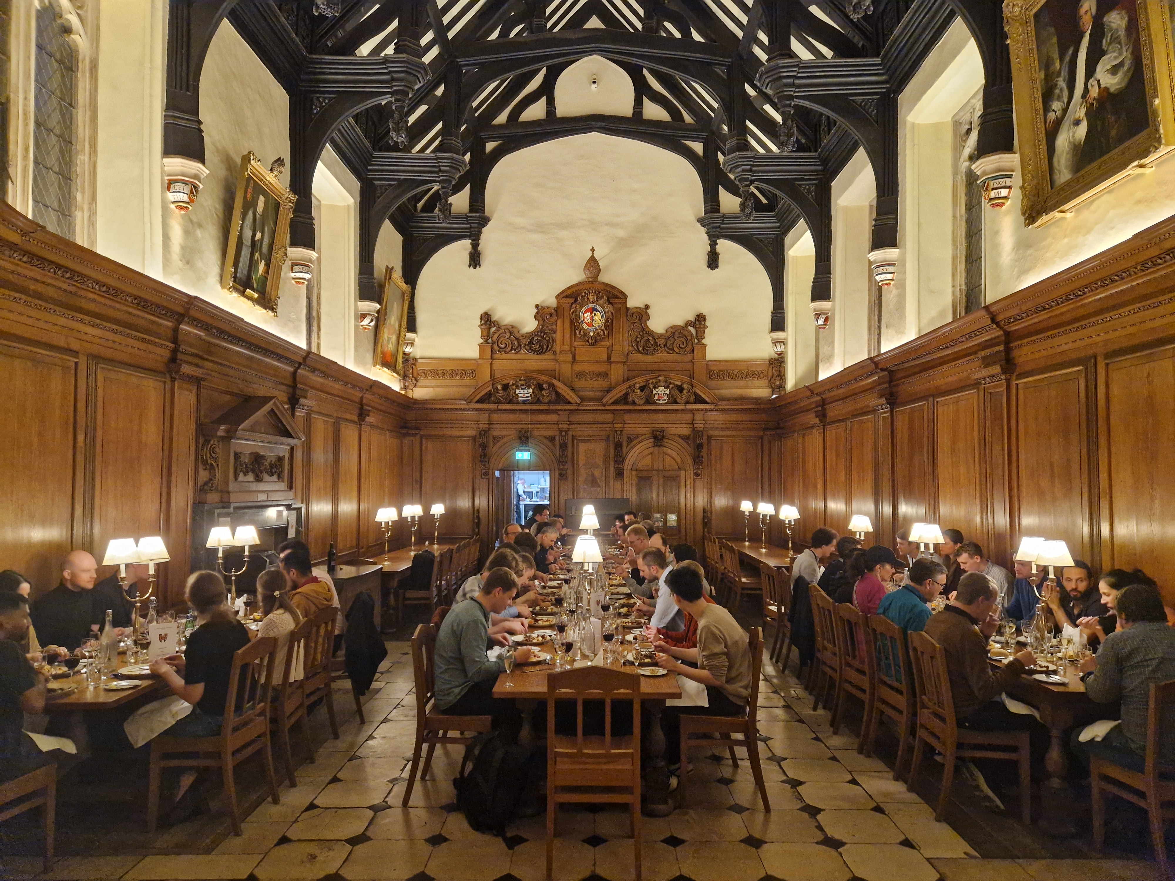 Firedrake '24 conference dinner at Corpus Christi college, Oxford
