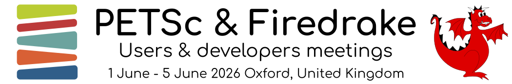 Petsc & Firedrake Workshop 2026 Banner